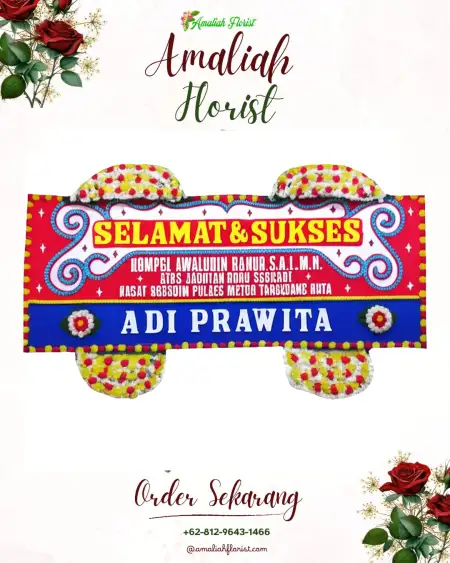 Papan Bunga Ucapan Selamat Gunungtawang